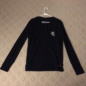 EXPRESS Black Henley